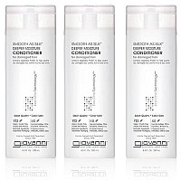 Giovanni Smooth As Silk Deeper Moisture Conditioner, 8.5 Oz. Calms Frizz, Detangles, Wash & Go, Co Wash, No Parabens, Color Safe, Sulfate Free (3 Pack)