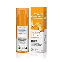 Avalon Organics Intense Defense Facial Serum, 1 Oz. (Pack Of 2)