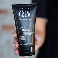 Shave Gel for Men by American Crew, Soothes Skin and Prevents Irritation, 5.1 Fl Oz