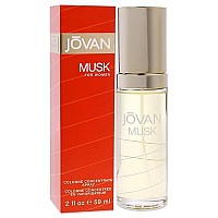 Jovan Musk Eau de Cologne for Women, 2oz Vegan Spray