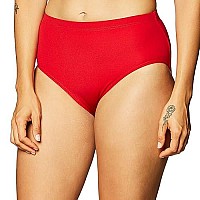 Capezio Womens Team Basic Brief, Red, Medium