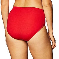 Capezio Womens Team Basic Brief, Red, Medium