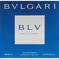 BVLGARI BLV Homme Eau de Toilette Spray 3.4 oz -