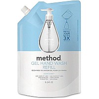 Method Gel Hand Soap Refill, Sweet Water, 34 oz, 1 pack, Packaging May Vary