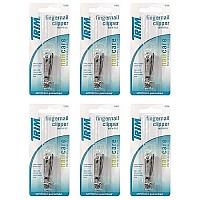 Trim Nailcare Fingernail Steel Clipper with File, Item Number 12500 (Pack of 6)