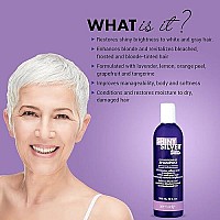 One N Only Shiny Silver Ultra Conditioning Shampoo, Protects Hair Color - 12 Oz