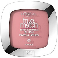 L'Oral Paris True Match Blush, Tender Rose, 0.21 Ounces