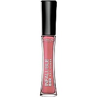 L?Real Paris Makeup Infallible 8 Hour Hydrating Lip Gloss, Blush, 0.5 Ounce