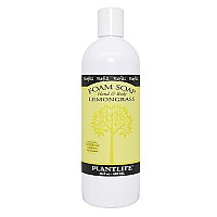 Plantlife Lemongrass Foam Soap Refill - Gentle, Moisturizing, Plant-based Foam Soap for All Skin Types - Ideal for use as a Hand & Body wash, Shaving Cream, and Foaming Fun for Kids - Made in California 16 oz