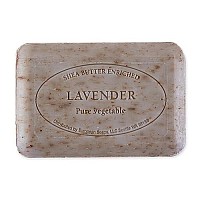 Pre de Provence Artisanal Soap Bar, Enriched with Organic Shea Butter, Natural French Skincare, Quad Milled for Rich Smooth Lather, Lavender, 8.8 Ounce