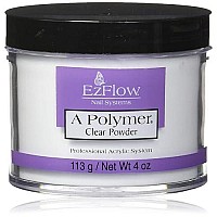 EZ Flow A Polymer Clear False Nails, 4 Ounce