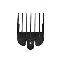 Wahl Professional 2 Guide Comb Attachment 1/4 (6.0mm) - 3124-001 - Great for Professional Stylists and Barbers - Black