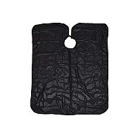 Betty Dain Bleach-proof All Purpose Styling Cape, Material Defends Against Bleach Stains, Color Proof, Chemical Proof, Waterproof, Lightweight Embossed Nylon, Black