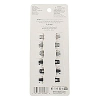 Scunci No Slip Snap Clips, 6ct, 5cm