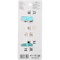 Scunci No Slip Snap Clips, 6ct, 5cm