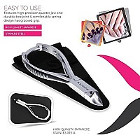 Suvorna Professional 5.5 Pedicure Toenail Nipper With Concave Jaw And Back Lock