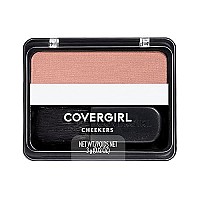 COVERGIRL Cheekers Blendable Powder Blush Soft Sable, Pink Blush, .12 oz, 1 count , Easy-to-Apply Soft Powder Blush, Brushes on for Natural Looking Color, Easy-to-Carry-Compact