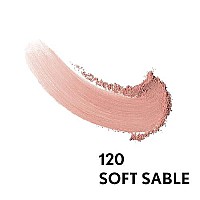 COVERGIRL Cheekers Blendable Powder Blush Soft Sable, Pink Blush, .12 oz, 1 count , Easy-to-Apply Soft Powder Blush, Brushes on for Natural Looking Color, Easy-to-Carry-Compact