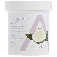 Almay Oil Free Gentle Eye Makeup Remover Pads, Hypoallergenic, Cruelty Free, Fragrance Free, Ophthalmologist Tested, 80 Pads