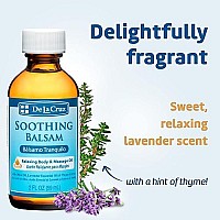 De La Cruz Soothing Balsam (Balsamo Tranquilo) Massage Oil - No Preservatives or Artificial Colors - Made in USA - 2 FL OZ