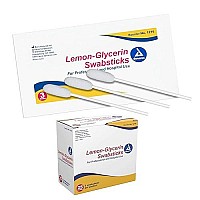 Lemon Glycerin Swabsticks Dynarex 25X3