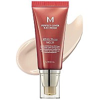 MISSHA M PERFECT COVER BB CREAM 21 SPF 42 PA+++, Multi-Function, High Coverage Makeup to help infuse moisture for firmer-looking skin with reduction in appearance of fine lines 50ml-Lightweight