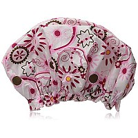 Bath Accessories Bouffant Shower Cap, Belleza Print