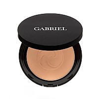 Gabriel Cosmetics Dual Powder Foundation (Tan Beige - Tan To Dark/Cool Undertones), Natural Pressed Mineral Powder, Paraben Free, Vegan, Gluten-Free, Cruelty-Free, Non Gmo, Enhanced With Sea Fennel, .32 Oz.