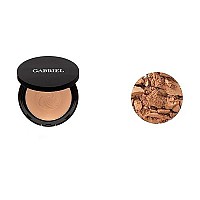 Gabriel Cosmetics Dual Powder Foundation (Tan Beige - Tan To Dark/Cool Undertones), Natural Pressed Mineral Powder, Paraben Free, Vegan, Gluten-Free, Cruelty-Free, Non Gmo, Enhanced With Sea Fennel, .32 Oz.