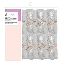 Diane Disposable Clear Processing Hair Caps, For Salons, Diy, Conditioning, Dyeing, Hair Treatments, Bag Of 100, D722