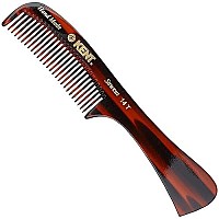 Kent 14T Large All Coarse Hair Detangling Comb, Wide Teeth For Long Thick Curly Wavy Hair. Hair Detangler Comb For Wet And Dry. Rake Comb Saw-Cut From Cellulose And Hand Polished, Handmade In England