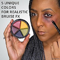 Mehron Makeup ProColoRing Bruise 5 Color Wheel for Special Effects & Movies | Bruise Makeup Kit | SFX Paint | Halloween Special Effects Makeup