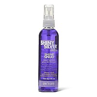 One 'n Only Shiny Silver Ultra Shine Spray, Restores Shiny Brightness to White, Grey, Bleached, Frosted, or Blonde-Tinted Hair, Instantly Revitalizes Dry Hair, Prevents Color Fading, 4 Fl. Oz