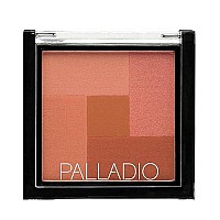 Palladio 2-In-1 Mosaic Blush And Bronzer,Silky Smooth Face Makeup Pressed Powder, FiveColorHuesFromShimmering Pinks To Golden Browns, Rich Pigmented Shades, Flawless Finish, Desert Rose, 0.3 Oz