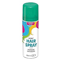 Unique Temporary Neon Color Hair Spray, 4.5 Oz, Green