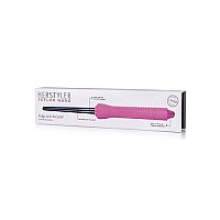 Herstyler Baby Curls Mini Curling Iron | Tapered 1/2 to 3/4 Curling Iron | Skinny Curling Wand for Queens Who Want to Be Crowned in Curls | 9mm to 13mm Wand with Dual Voltage | Pink