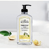 Jr Watkins Gel Hand Soap, Lemon, 6 Pack, Scented Liquid Hand Wash For Bathroom Or Kitchen, Usa Made And Cruelty Free, 11 Fl Oz