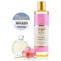 PURE FIJI Nourishing Exotic Oil - Natural Coconut Oil for Bath & SPA with Vitamin E - Body Oil, Massage Oil, Frangipani, 8oz