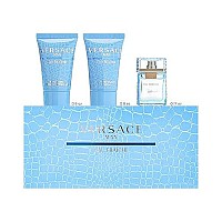 Versace Man Eau Fraiche By Gianni Versace For Men Edt .17 Oz Mini & After Shave Balm .8 Oz Mini & Shower Gel .8 Oz Mini