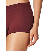 Capezio Womens Low Rise Boy Cut Short,Maroon,X-Small