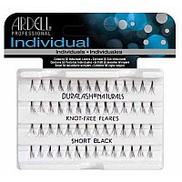 Ardell Adrell Duralash Naturals, Flare Short Black, 1 Pair (Pack Of 3)