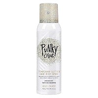 Punky Temporary Hair and Body Glitter Color Spray, Travel Spray, Lightweight, Adds Sparkly Shimmery Glow, Perfect to use On Hair, Skin, or Clothing, 3.5 oz - GOLD/SILVER