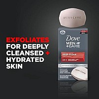 Dove Men+Care Body Soap and Face Bar More Moisturizing Than Bar Soap Deep Clean Effectively Washes Away Bacteria, Nourishes Your Skin,3.75 Ounce (Pack of 6)