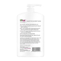 Sebamed Liquid Face and Body Wash for Sensitive Skin, pH 5.5, Mild Gentle Hydrating Cleanser, Hypoallergenic Body Wash for Men and Women, Dermatologist Recommended, 33.8 Fluid Ounces (1 Liter)