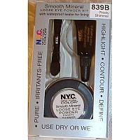 N.Y.C. Smooth Mineral Loose Eye Powder Kit Frosty Shimmer 839B