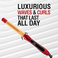 Chi Air Texture Fire Red Ceramic Curl Iron