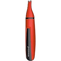 Remington ND3150CDN Pocket Size Battery Operated Travel Nose Ear Trimmer, Red