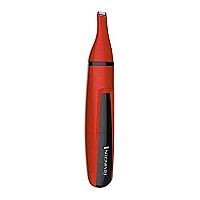 Remington ND3150CDN Pocket Size Battery Operated Travel Nose Ear Trimmer, Red