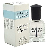 deborah lippmann Addicted To Speed Ultra Quick-Dry Top Coat, 0.5 Fl Oz