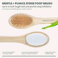 Ecotools Bamboo Foot Brush And File (Pack Of 4)